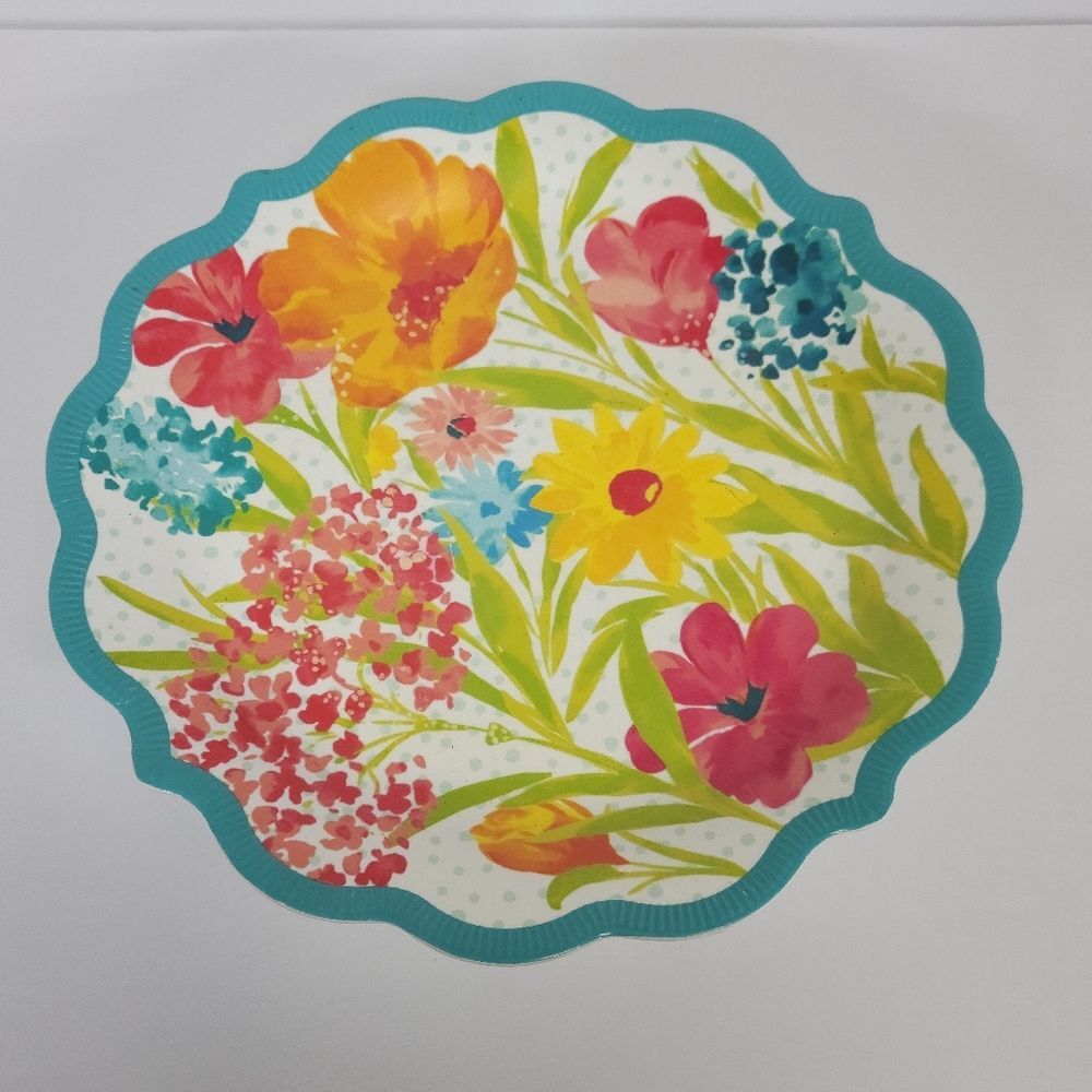 The Pioneer Woman Sunny Days Dinner Plate dish dinnerware AQUA 10.7 Replacement